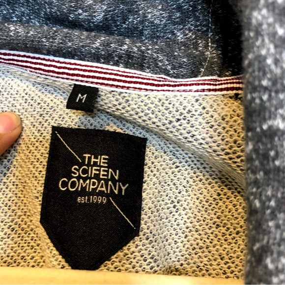 Gray The Scifen Company Button Down Men's Jacket Size M - Picture 3 of 4